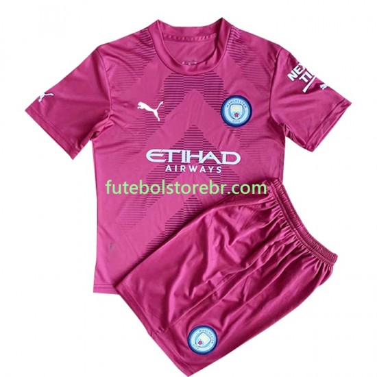 Camisa Goleiro Manchester City I 2022-2023 manga curta pro Juvenil