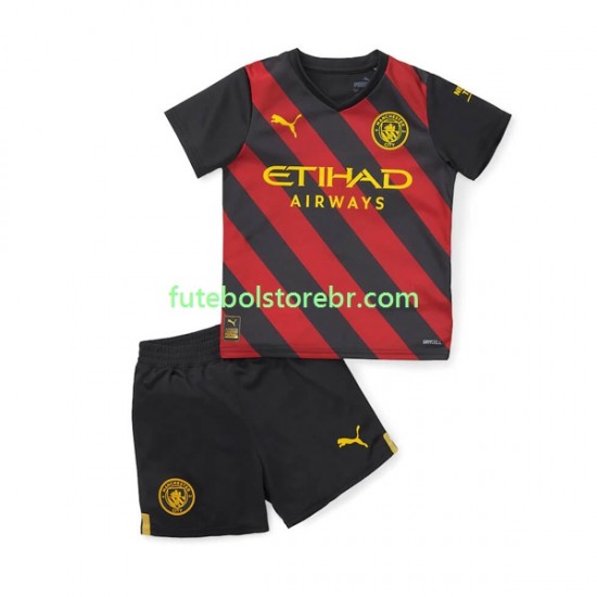 Camisa Manchester City II 2022-2023 manga curta pro Juvenil