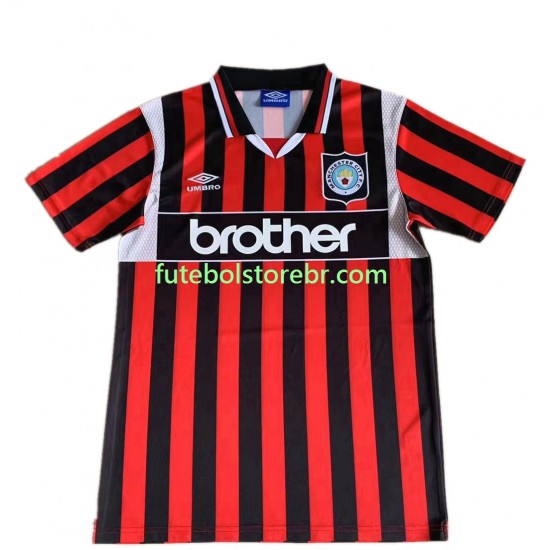 Camisa Manchester City 1996 Retrô II manga curta pro Masculina