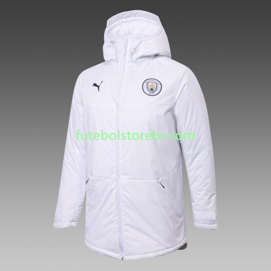 Manchester City Branco All-Weather Casaco de Treino pro Masculina