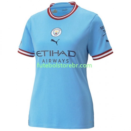 Camisa Manchester City I 2022-2023 manga curta pro Feminino