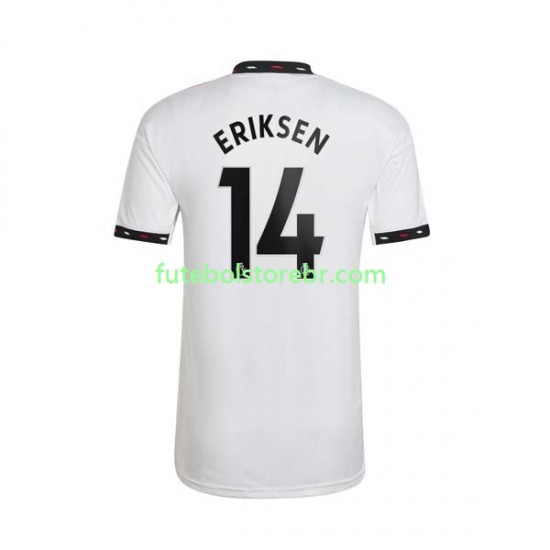 Camisa Manchester United Christian Eriksen 14 II 2022-2023 manga curta pro Masculina