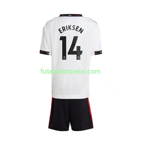 Camisa Manchester United Christian Eriksen 14 II 2022-2023 manga curta pro Juvenil