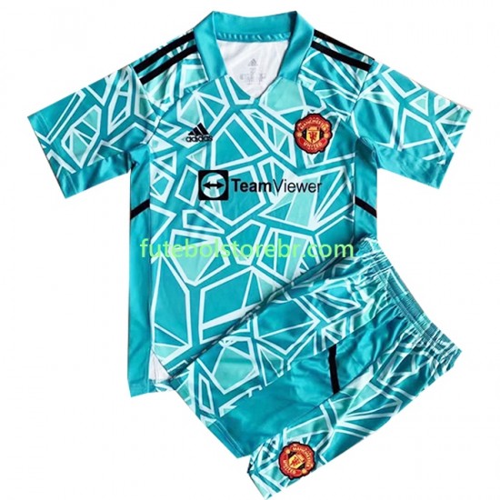 Camisa Goleiro Manchester United III 2022-2023 manga curta pro Juvenil