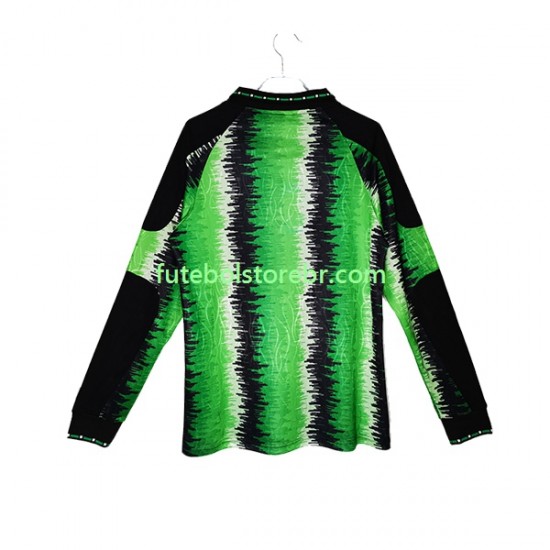 Camisa Goleiro Manchester United Retrô I 1990-1991 manga longa pro Masculina