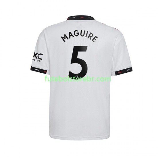 Camisa Manchester United Harry Maguire 5 II 2022-2023 manga curta pro Masculina