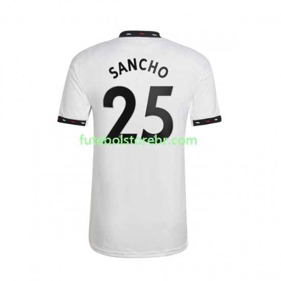 Camisa Manchester United Jadon Sancho 25 II 2022-2023 manga curta pro Masculina