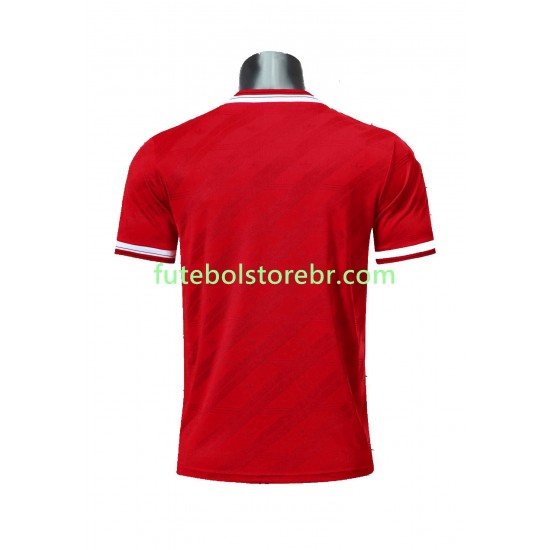 Camisa Manchester United 1986 Retrô I manga curta pro Masculina