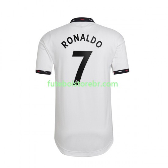 Camisa Manchester United Ronaldo 7 II 2022-2023 manga curta pro Masculina