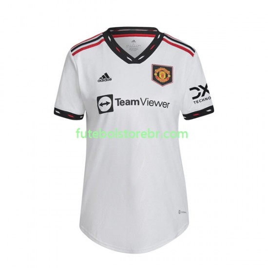 Camisa Manchester United II 2022-2023 manga curta pro Feminino