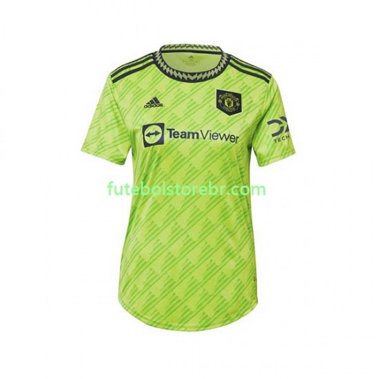 Camisa Manchester United III 2022-2023 manga curta pro Feminino