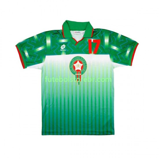 Camisa Marrocos Retrô II 1994 manga curta pro Masculina