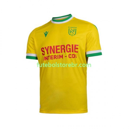 Camisa Nantes I 2022-2023 manga curta pro Masculina