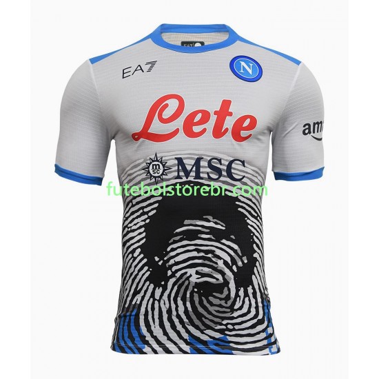 Camisa Napoli Special 3 I 2021-2022 manga curta pro Masculina