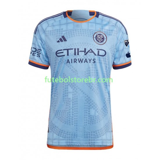 Camisa New York City FC I 2023-2024 manga curta pro Masculina