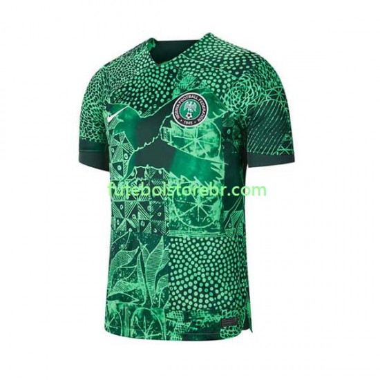 Camisa Nigéria I 2022 manga curta pro Masculina