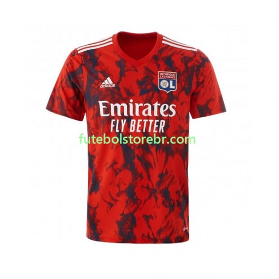 Camisa Olympique Lyon II 2022-2023 manga curta pro Masculina