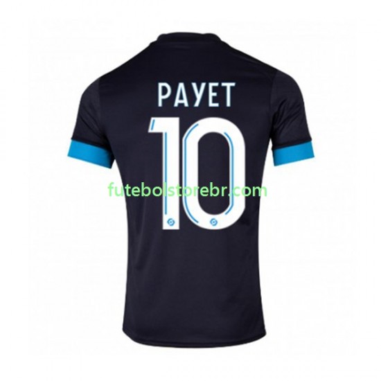 Camisa Olympique de Marseille Dimitri Payet 10 II 2022-2023 manga curta pro Masculina