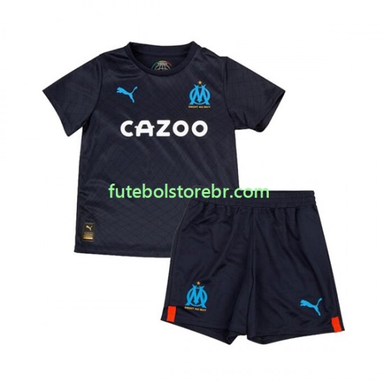 Camisa Olympique de Marseille II 2022-2023 manga curta pro Juvenil