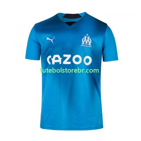 Camisa Olympique de Marseille III 2022-2023 manga curta pro Masculina