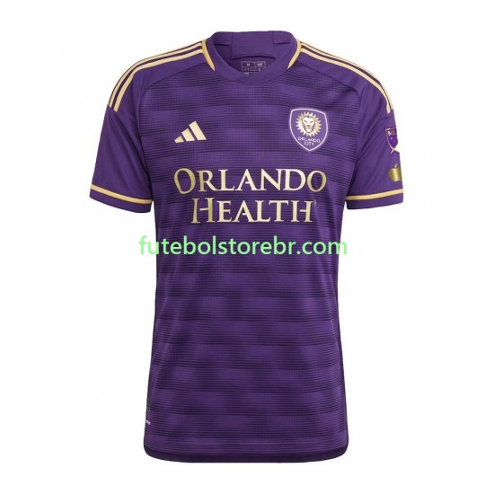 Camisa Orlando City SC I 2023-2024 manga curta pro Masculina