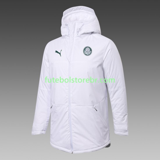 Palmeiras Branco All-Weather Casaco de Treino pro Masculina