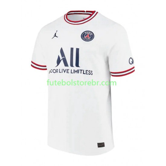 Camisa Paris Saint Germain IIII 2021-2022 manga curta pro Masculina