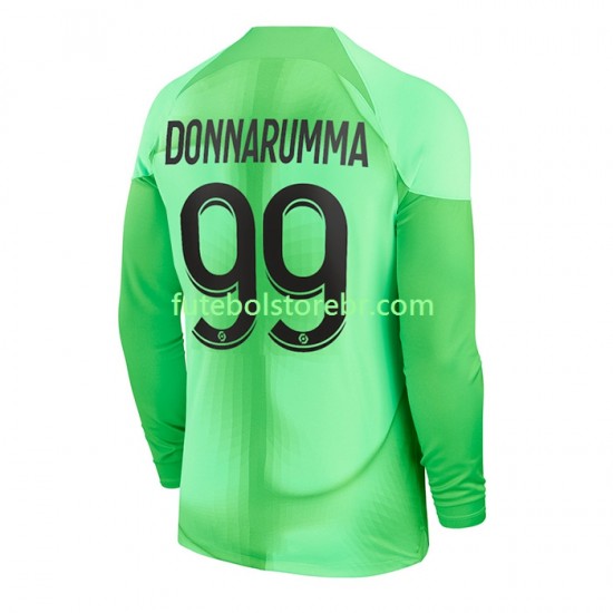 Camisa Goleiro Paris Saint Germain Gianluigi Donnarumma 99 I 2022-2023 manga longa pro Masculina