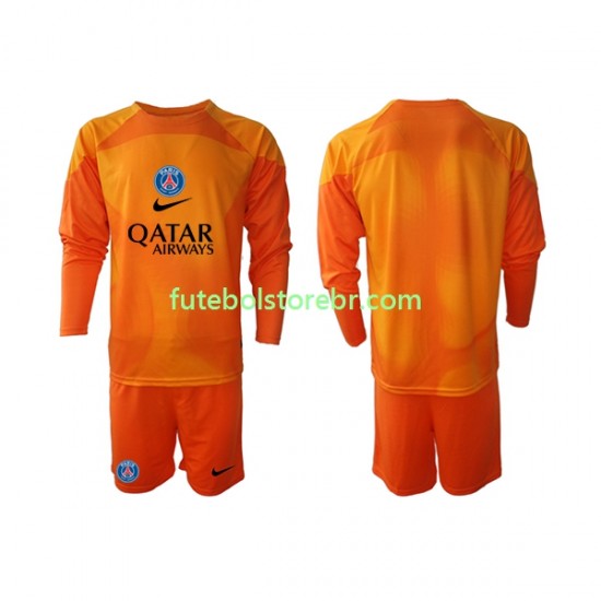 Camisa Goleiro Paris Saint Germain II 2022-2023 manga longa pro Juvenil