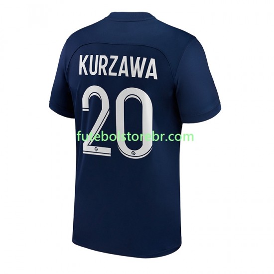 Camisa Paris Saint Germain Kurzawa 20 I 2022-2023 manga curta pro Masculina