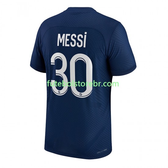 Camisa Paris Saint Germain Messi 30 I 2022-2023 manga curta pro Masculina