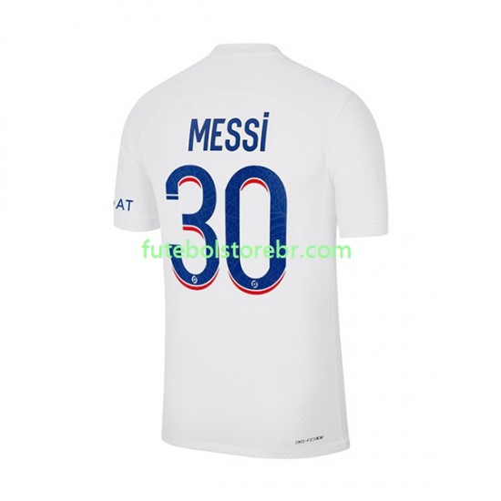 Camisa Paris Saint Germain Messi 30 III 2022-2023 manga curta pro Masculina