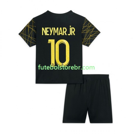 Camisa Paris Saint Germain Neymar JR 10 IIII 2022-2023 manga curta pro Juvenil