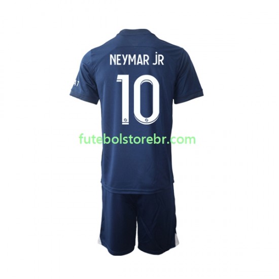 Camisa Paris Saint Germain Neymar Jr 10 I 2022-2023 manga curta pro Juvenil