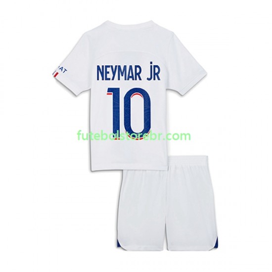 Camisa Paris Saint Germain Neymar Jr 10 III 2022-2023 manga curta pro Juvenil