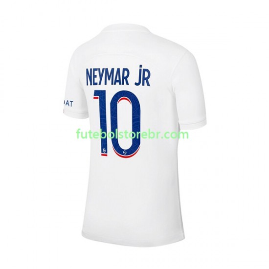 Camisa Paris Saint Germain Neymar Jr 10 III 2022-2023 manga curta pro Masculina