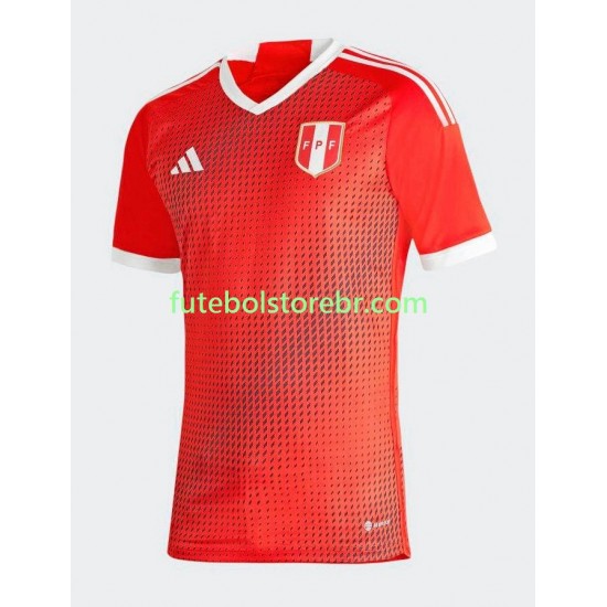 Camisa Peru II 2023 manga curta pro Masculina