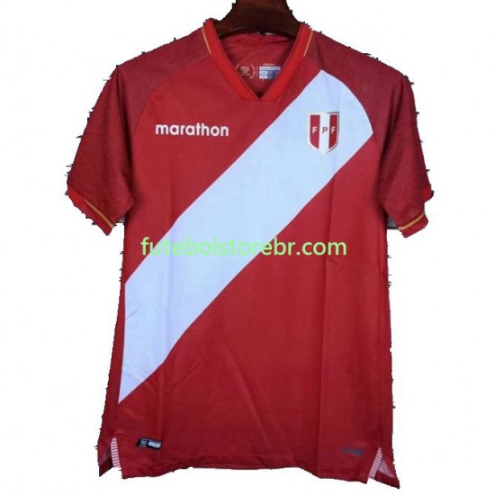 Camisa Peru 2020-2021 I manga curta pro Masculina