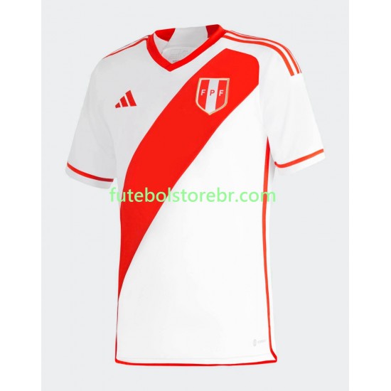 Camisa Peru I 2023 manga curta pro Masculina