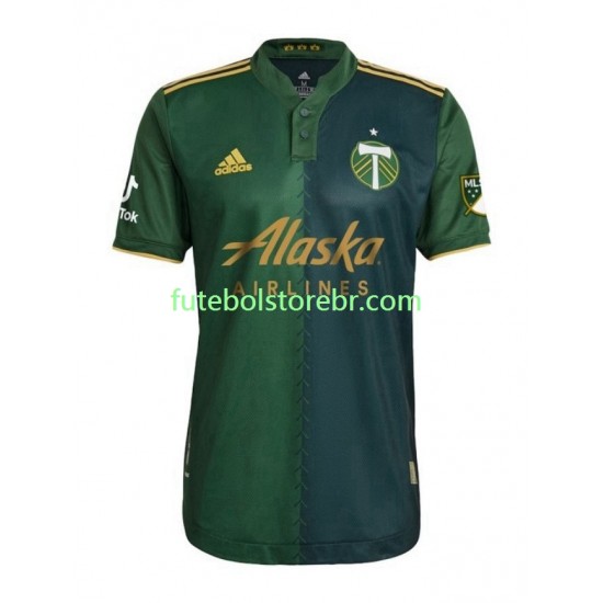 Camisa Portland Timbers I 2022 manga curta pro Masculina