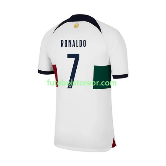 Camisa Portugal Ronaldo 7 II Copa Do Mundo 2022 manga curta pro Masculina