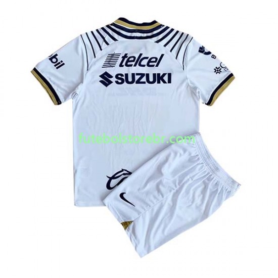 Camisa Pumas UNAM I 2022-2023 manga curta pro Juvenil