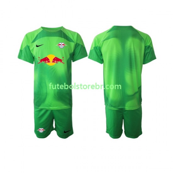 Camisa Goleiro RB Leipzig II 2022-2023 manga curta pro Juvenil