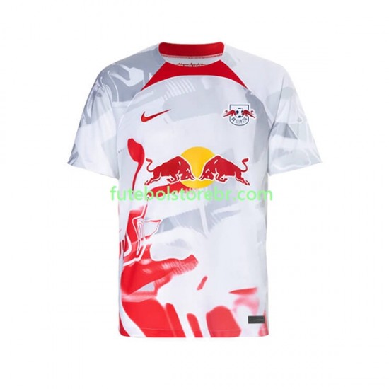 Camisa RB Leipzig I 2022-2023 manga curta pro Masculina