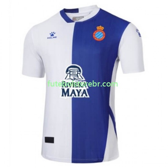 Camisa RCD Espanyol III 2022-2023 manga curta pro Masculina