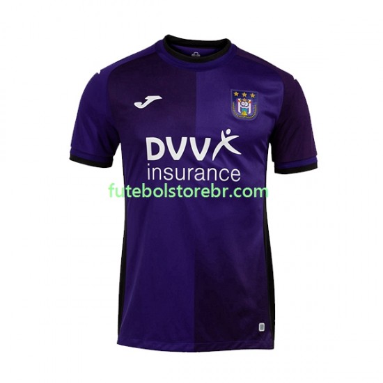 Camisa RSC Anderlecht I 2022-2023 manga curta pro Masculina