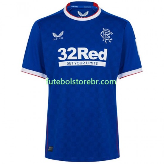 Camisa Rangers I 2022-2023 manga curta pro Masculina