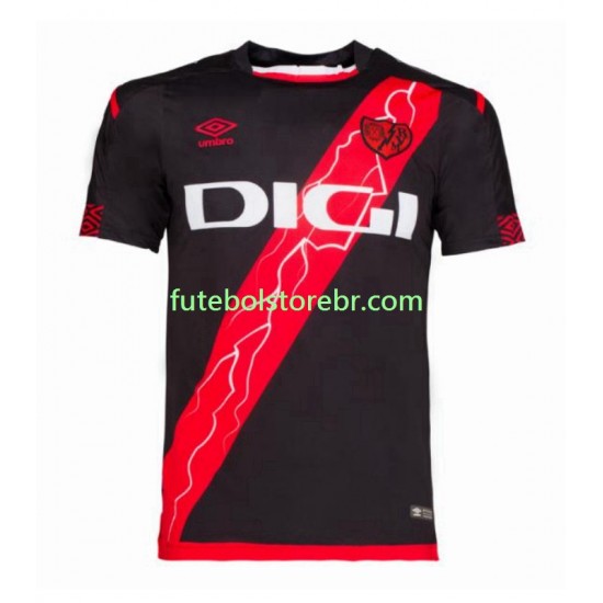 Camisa Rayo Vallecano II 2021-2022 manga curta pro Masculina