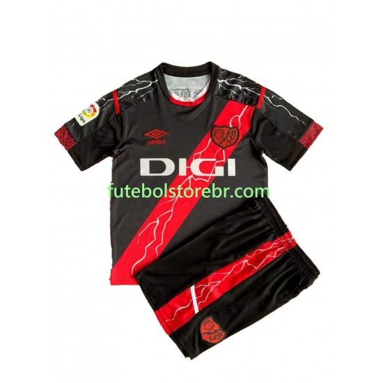 Camisa Rayo Vallecano II 2021-2022 manga curta pro Juvenil