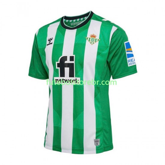 Camisa Real Betis I 2022-2023 manga curta pro Masculina